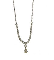 Collana Donna in Oro bianco Diamante Zamberlan Gioielli GIRBR1.10